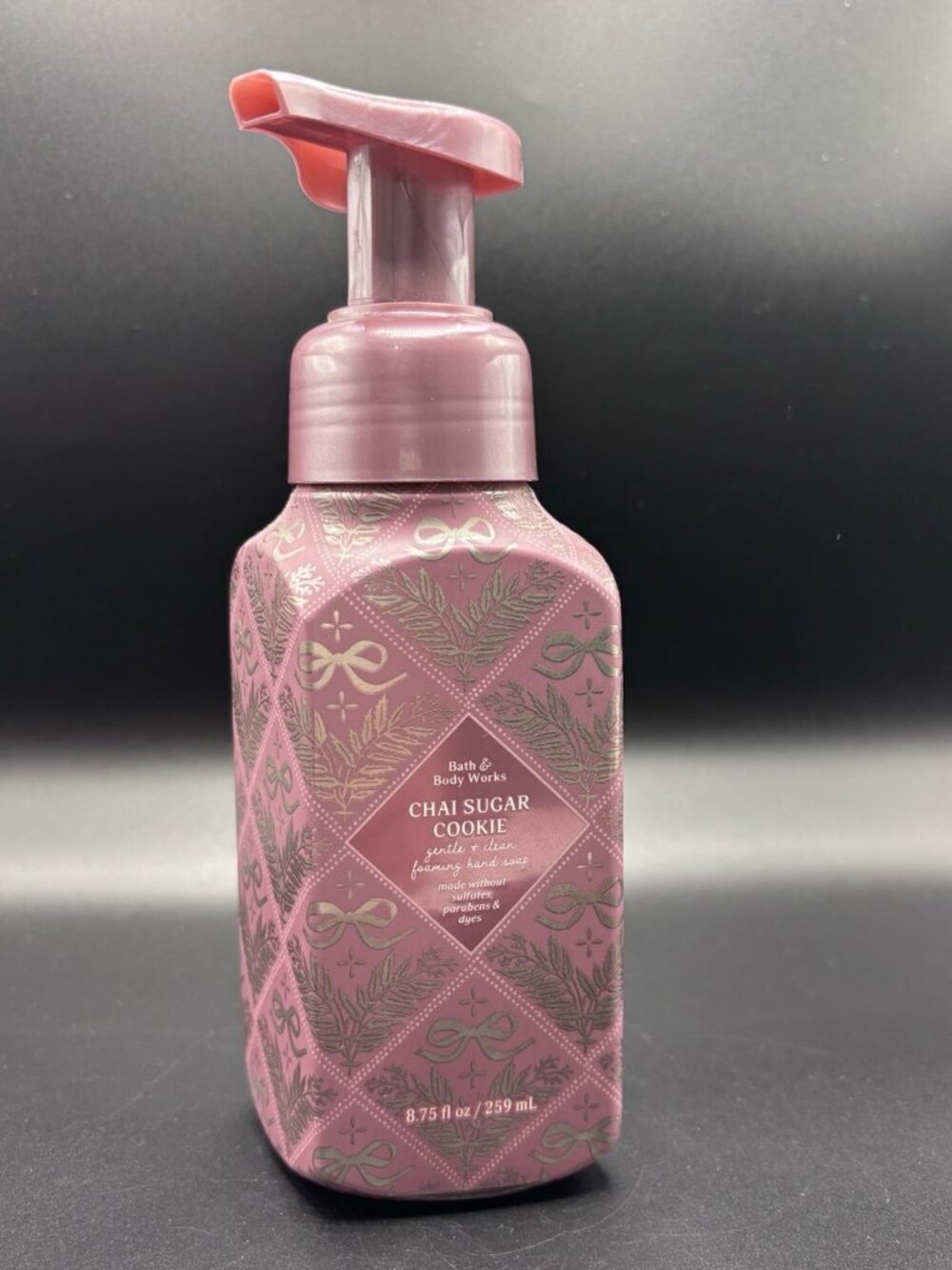 Bath & Body Works Chai Sugar Cookie Gentle Foaming Hand Soap 8.75 oz Christmas - Picture 3 of 12